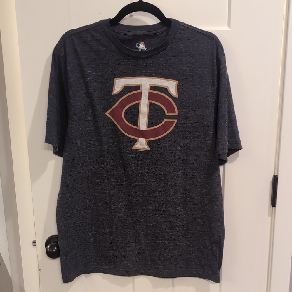 MLB Gray Short Sleeve Tee with TC Logo